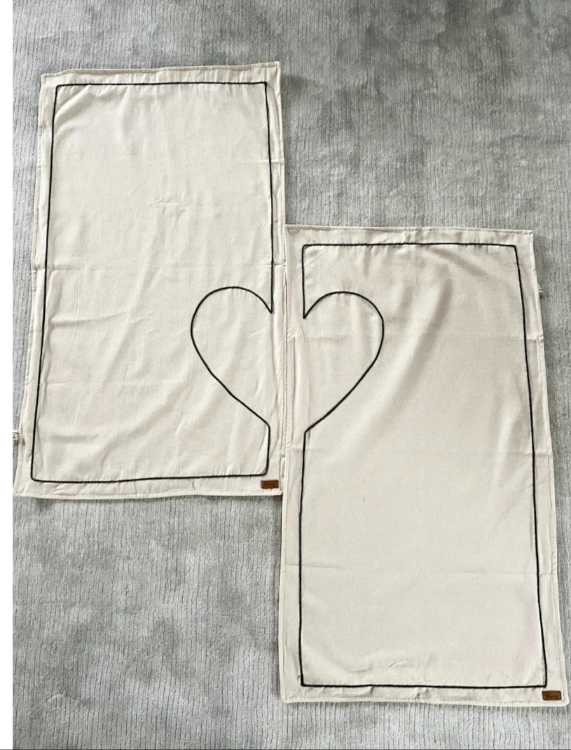 Tapis de Prière en Lin pour Couple